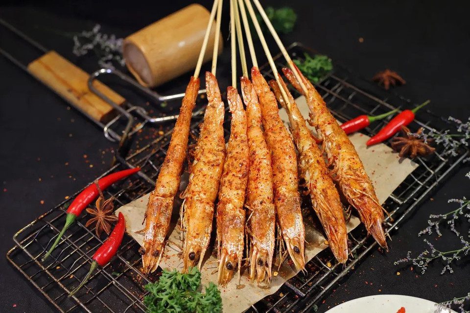 Nutritional value and efficacy of grilled shrimp