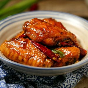 Steps for braised chicken wings