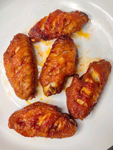Steps for baked chicken wings