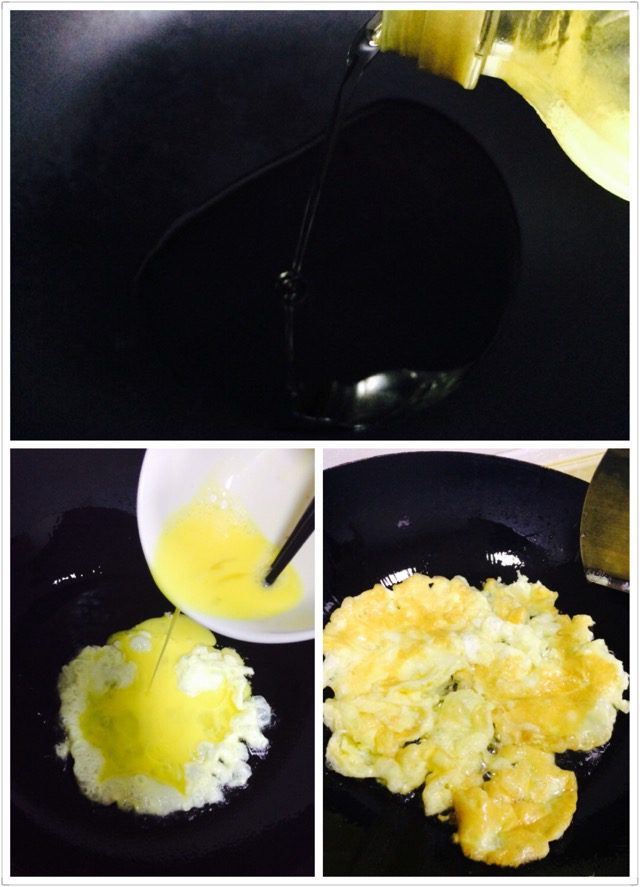 Steps for egg fried rice